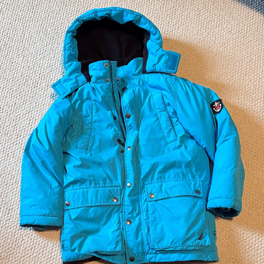 Kids Blue Winter Jacket—sz8